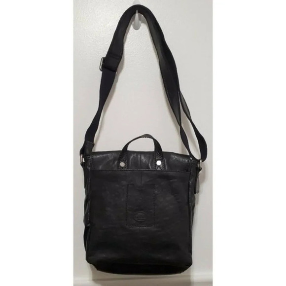 Fossil Black Leather Decker City Shoulder Bag Purs - Picture 6 of 11